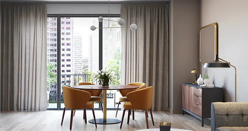 Dining room interior design idea