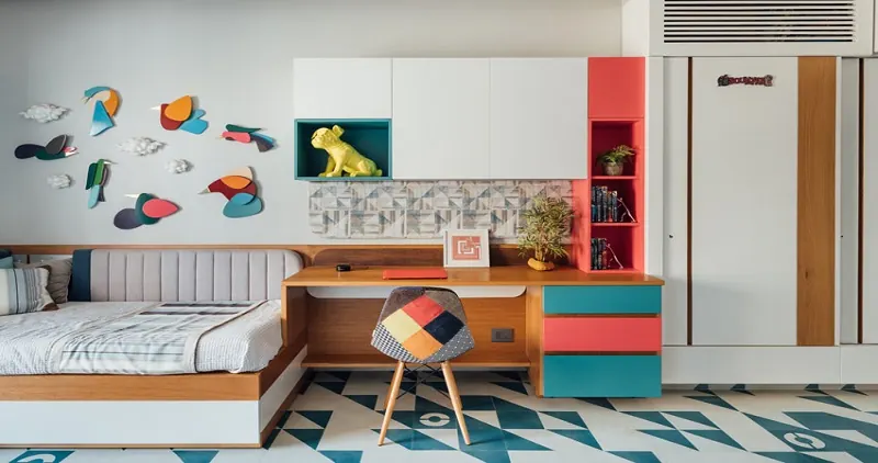 Kids bedroom interior design idea