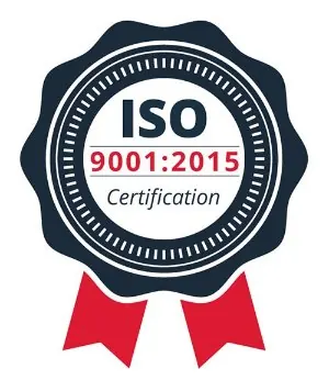 ISO 9001:2015 certified