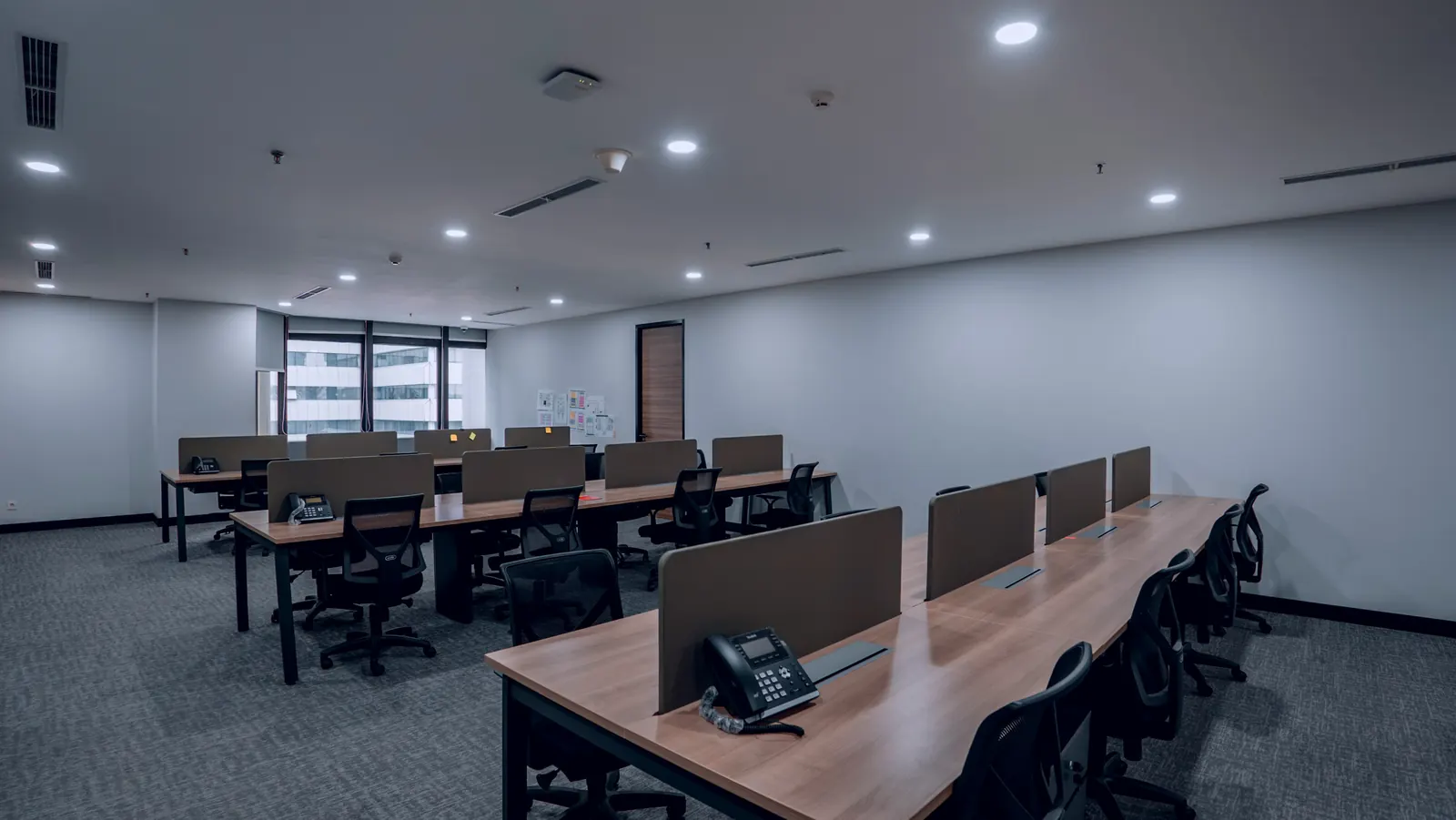 Modern workstation interior